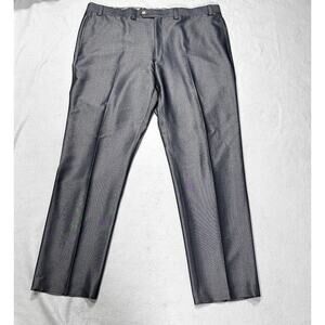 WT Lauren Ralph Lauren Men Size 42 X 31 Iridescent Gray Shark Skin Dress Pants